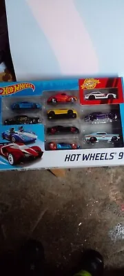 Buy Mattel Hot Wheels 9 Car Cars Gift Pack • 12£