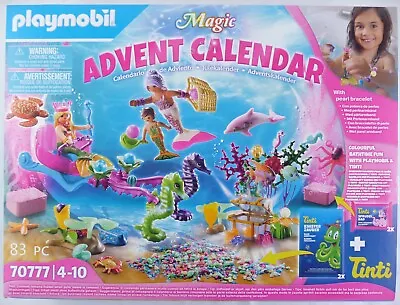 Buy Playmobil 70777 Magic Magical Mermaids Advent Calendar.((249,50)) • 29.99£