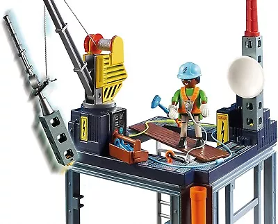 Buy Box Broken Playset Operational Site With Crane PLAYMOBIL 70816 City Action • 14.94£