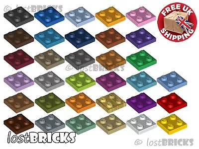 Buy LEGO - Part 3022 - Pack Of 10 X NEW LEGO Plates 2x2 +SELECT COLOUR +FREE POSTAGE • 12.99£