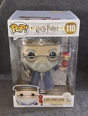 Buy FUNKO POP MOVIES - No. 110 - 10 INCH - HARRY POTTER - ALBUS DUMBLEDORE + FAWKES • 35.50£