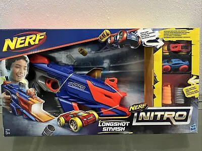 Buy Nerf Nitro Longshot Smash Shoots Cars Ramp Children's Play  • 32.89£