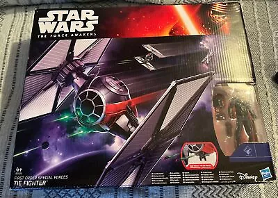Buy Star Wars New Force Awakens First Order Special Forces Tie Fighter + Figure Misb • 20£