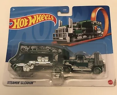Buy Hot Wheels 2021 Steamin' Gleaming' Transport Rig  1:64 Scale Diecast • 10£