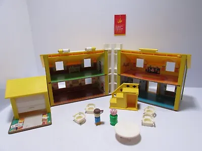Buy Vintage Fisher Price Play Family House 952 1969 With Some Accessories         B8 • 5.95£
