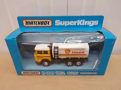 Buy Matchbox Super  Kings K109 Shell Petrol Tanker Iveco Lorry Boxed • 25£