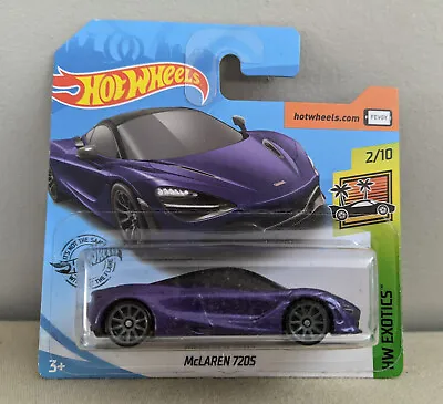 Buy Hot Wheels McLaren 720S (Purple) 2/10 221/250 Shortcard 2019 NEW • 8.99£