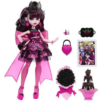 Buy Monster High Draculaura Doll In Monster Ball Party Dress With Accessories • 49.99£