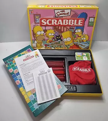 Buy The Simpsons Scrabble Family Fun Board Game 2005 By Mattel In Complete Condition • 12.99£