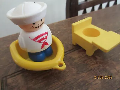 Buy  Vintage 1984 Fisher Price Spare Replace School Desk Chair Sailor Playfigur Boat • 6.99£