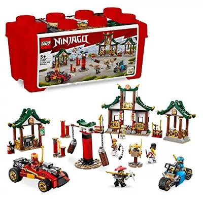 Buy LEGO 71787 NINJAGO Creative Ninja Brick Box Set With Toy Storage, Bricks To Buil • 42.08£