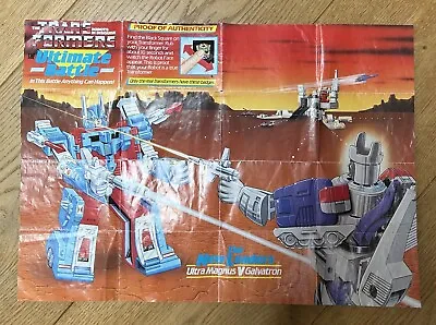Buy G1 Hasbro Transformers Series 3 Catalogue Pamphlet Booklet Book 1986 Poster • 4.99£