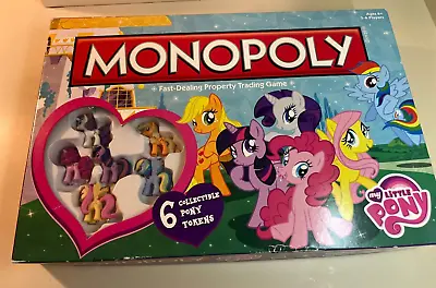 Buy My Little Pony Monopoly Board Game Hasbro Complete With 6 Collectible Tokens • 66.55£
