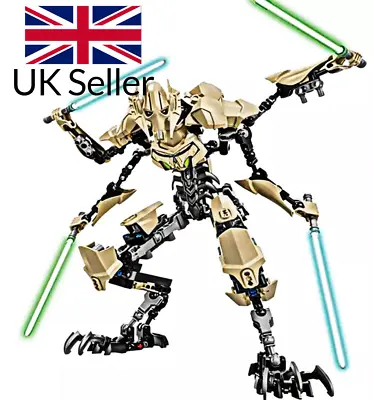 Buy UK Seller - General Grievous - Star Wars Building Action Figure - Fits Lego • 23.99£
