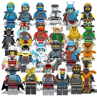 Buy Set Of 24 Pcs Ninjago Mini Figures Kai Jay Sensei Wu Master Building Blocks Toys • 14.99£