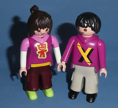 Buy Playmobil Teenage Couple / Friends Children Figures For Park House Shop Leisure • 1.49£
