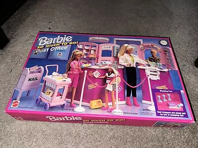 Buy Barbie So Much To Do Post Office 1995 Mattel Brand NEW Factory Sealed Rare • 114.16£
