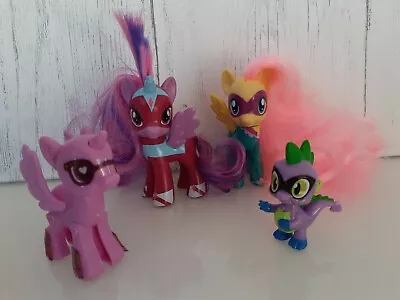 Buy My Little Pony Power Pony X 4 Small Figures Twilight Sparkle Fluttershy Spike • 8£