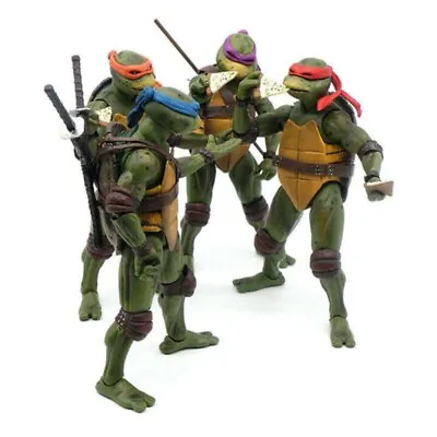 Buy 7  Teenage Mutant Ninja Turtles Action Figure Movable NECA TMNT 1990s Movie Toys • 18.28£