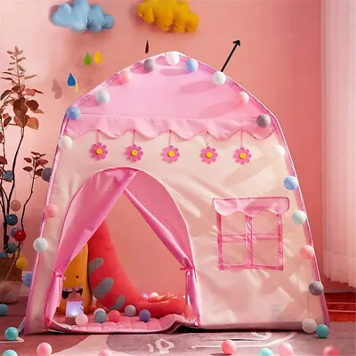 Buy Girls Boys Playhouse Fairy Childrens Play Tent Kids Princess Pop Up Castle House • 16.95£