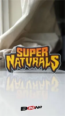 Buy SUPER NATURALS Freestanding Plastic Logo Sign For Display W/ TONKA Collectibles • 20£
