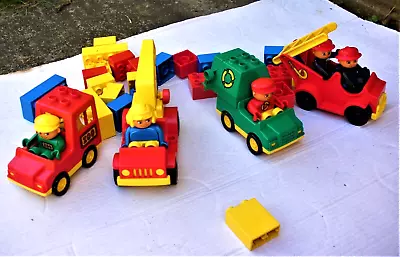 Buy Vintage Lego Duplo Bundle . Job Lot . Refuse. Zoo, Fire & Tow Truck Extra Bricks • 14.95£