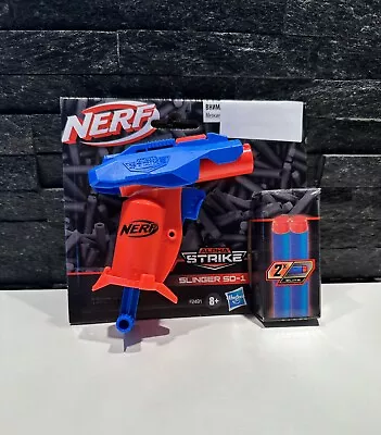 Buy Nerf Alpha Strike Slinger SD-1 Single-Fire Dart Blaster + 2 Darts • 9.89£