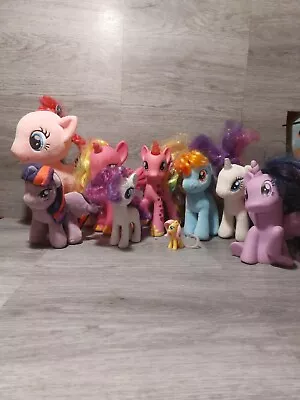 Buy My Little Pony Bundle 9 Ponies Brushable Hair Soft And Hard • 22.99£