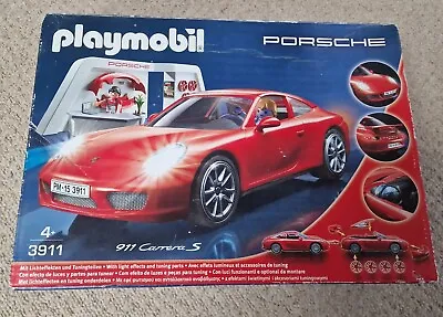 Buy Playmobil Porsche 3911 Carrera S With Lights & Workshop  • 19.99£