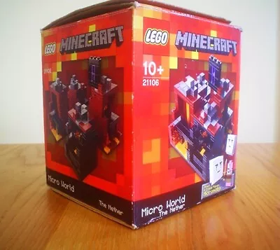 Buy Lego 21106 Minecraft Micro World The Nether, Complete With Box And Instructions • 18.50£