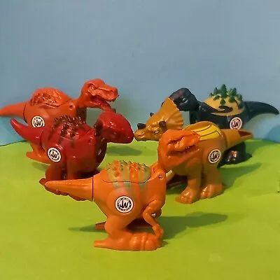 Buy Jurassic World 5 Brawlasaurs Dinosaur Figures Toys Magnetic Battlers Hasbro • 20£