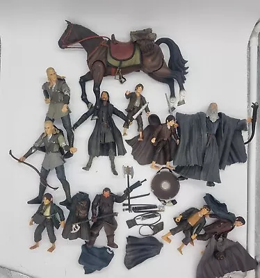 Buy Lord Of The Rings Action Figure Bundle Gandalf Horse Many Accessories!  • 14.99£