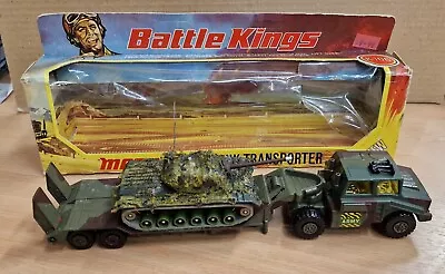 Buy Matchbox Lesney Battle Kings K-106 K106 Military Tank Transporter Boxed • 5£