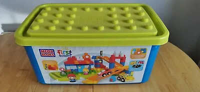 Buy Mega Bloks First Builders Large Tub City Centre And 123 Learning Train In 1 Box! • 22.99£