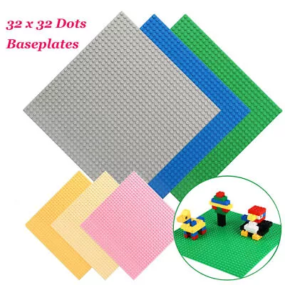 Buy Baseplate Base Plates Building Blocks 32 X 32 Dots Compatible For LEGO Boards .. • 4.79£