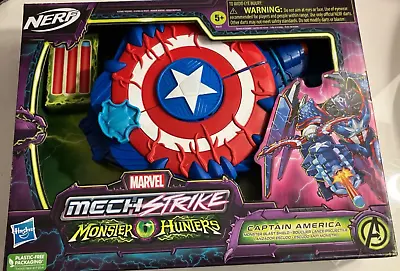 Buy Marvel Avengers Mech Strike Monster Hunters Captain America Monster Blast Shield • 15£