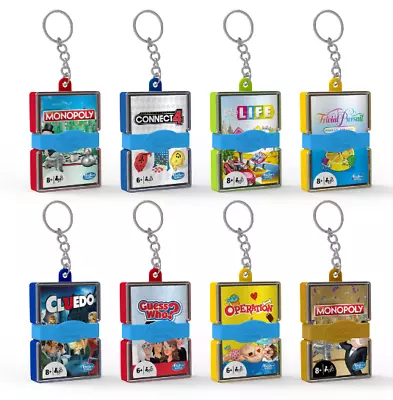 Buy Hasbro Keychain Mini Travel Board Games Monopoly Guess Who Connect 4 Operation • 5.95£