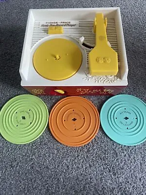 Buy Fisher Price Music Box Record Player With Records Tested Working 2010 • 10.99£