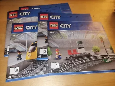 Buy LEGO City 60197 Passenger Train RC Instructions Booklet Manual 5 Books • 9.95£