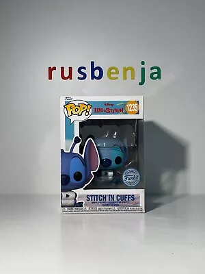 Buy Funko Pop! Disney Animation Lilo & Stitch Stitch In Cuffs Special Edition #1235 • 16.99£