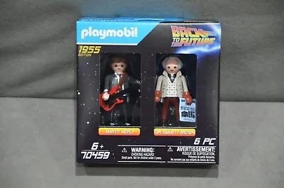 Buy Playmobil 70459 6pcs Back To The Future Marty McFly & Doc Brown 1955 Edition New • 10.99£