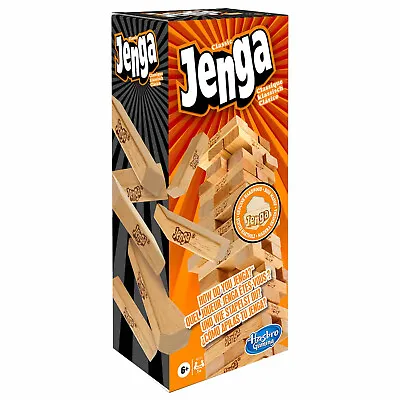 Buy Classic Jenga Game Stacking Wooden Block Game Fun Game Ideal Xmas Gift • 19.95£