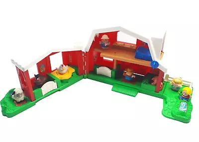 Buy Fisher Price Little People 2002 Farm House 8 Figures Animals Untested For Sounds • 24.99£