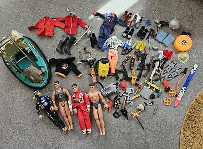 Buy Job Lot Action Man 4 X Dolls, Clothes And Accessories • 45£