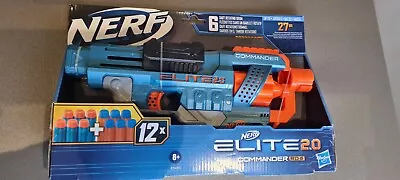 Buy NERF Elite 2.0 Commander RD-6 Blaster Gun • 8£