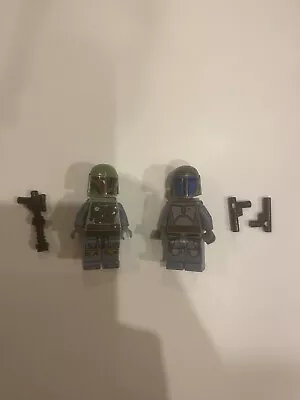 Buy Original Boba And Jango Fett Star Wars LEGO Minifigures Good Condition • 35.40£