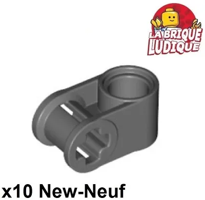Buy LEGO Technic 10x Axle Axle Perpendicular Connector Dark Grey/Dark B Gray 6536 • 1.88£