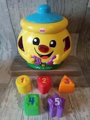 Buy Fisher-Price Laugh & Learn Cookie Jar Shape Surprise Lights Sounds Interactive  • 6.95£