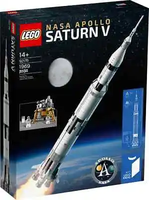Buy LEGO Ideas NASA Apollo Saturn V (92176) 🚀 Brand New & Sealed Retired Set 🚀 • 189£