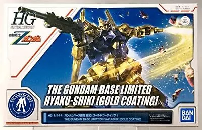 Buy HG Mobile Suit Zeta Gundam Gundam Base Limited Hyakushiki Gold Coating Model Kit • 74.24£